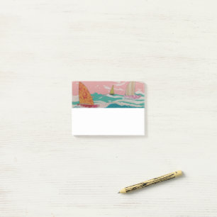 Notes post-it des voiliers
