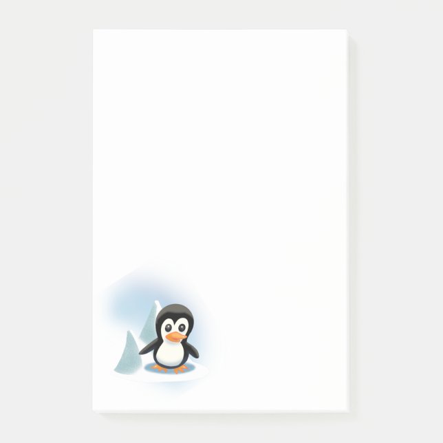 Notes post-it du dessin animé Penguin (Devant)