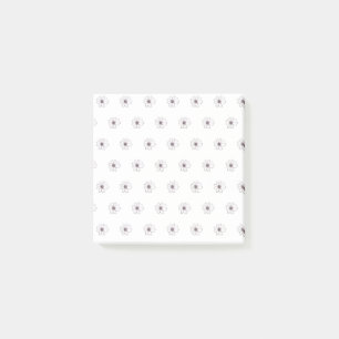 Notes post-it du Motif de fleurs