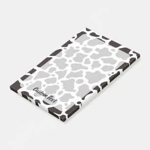 Notes post-it du Motif de vache