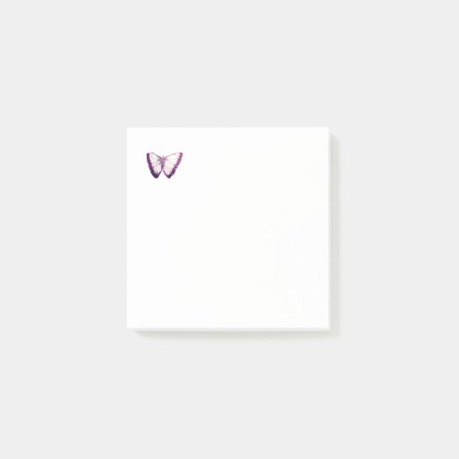 Notes post-it du Motif papillon (Devant)