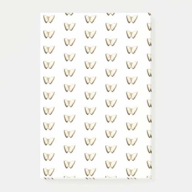 Notes post-it du Motif papillon (Devant)
