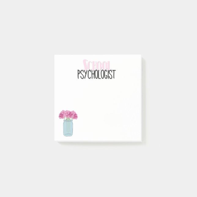 Notes post-it du psychologue de l'école florale am (Devant)