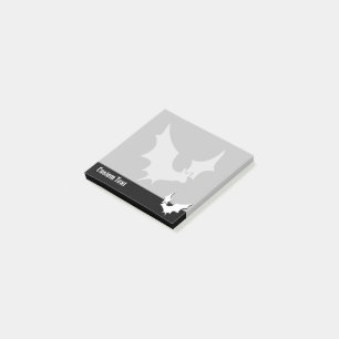 Notes post-it en silhouette de chaume