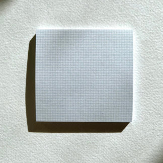 Notes post-it En vichy bleu/vert