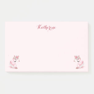 Notes Post-IT Flamant rose