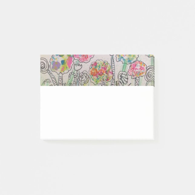 Notes post-it florales (Devant)