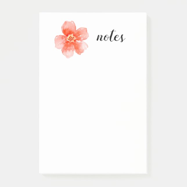Notes post-it FLOWER (Devant)