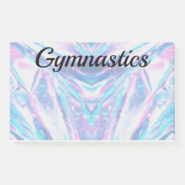 Notes post-it® GYMNASTICS 10 po x 6 po (Devant)