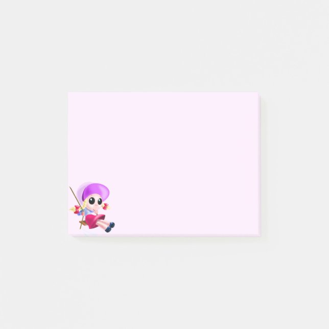 Notes Post-it® Happy Girl (Devant)