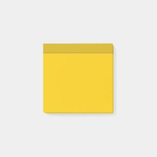 Notes post-it minimalistes de couleurs vives jaune