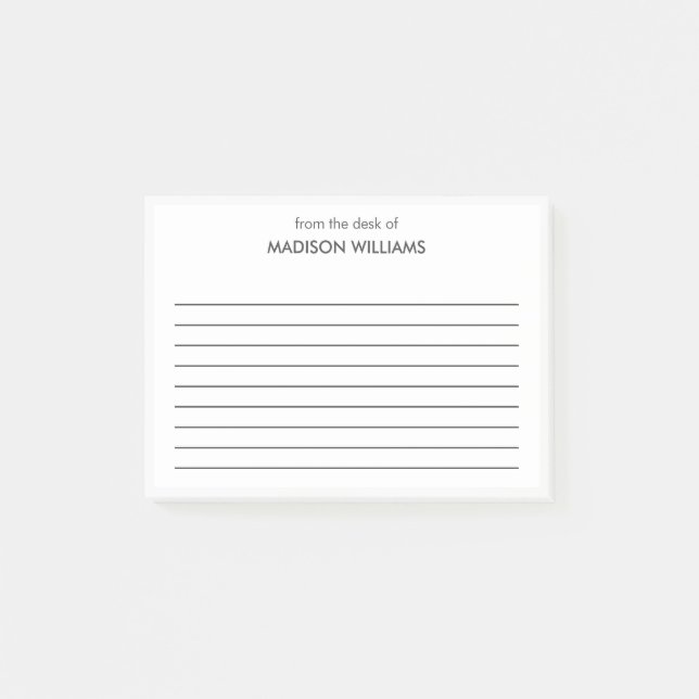 Notes post-it minimes, tendance et modernes (Devant)