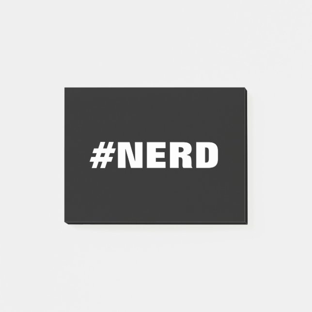 #Notes post-it® Nerd (Devant)