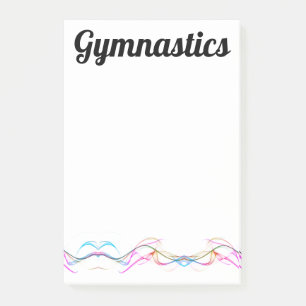 Notes post-it - Notes de gymnastique 4" x 6"