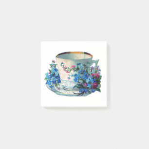 NOTES POST-IT : NOTES DE POST-IT DE TEACUP VINTAGE