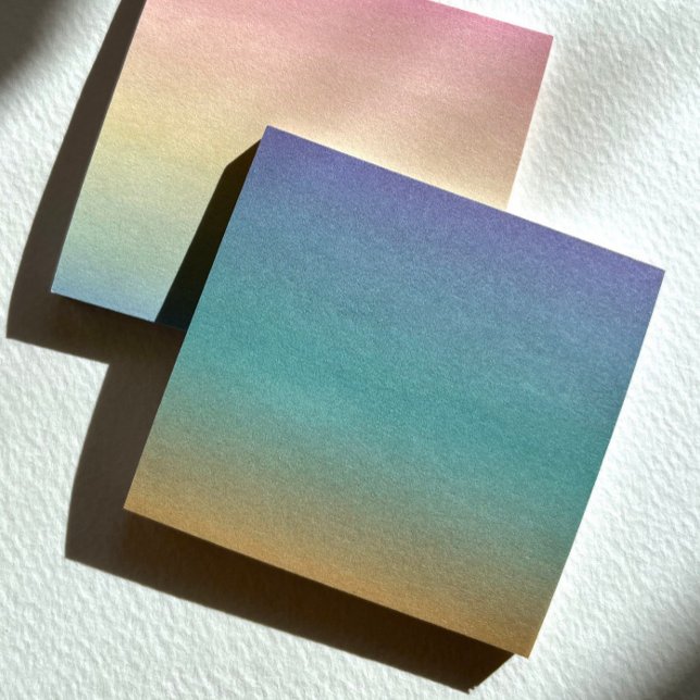 Notes post-it Ombré Dusk (Dusk ombré notes from Joy Design. (And rainbow ombré, too!))
