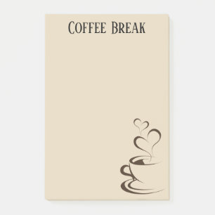 Notes Post-It Pause Café