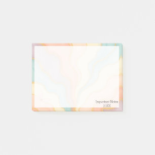 Notes post-it personnalisées avec texte modifiable