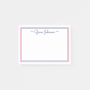 Notes Post-it personnalisées classiques  Marine e