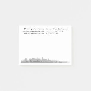 Notes Post-it® personnalisées de l'immobilier ur