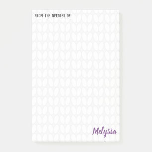 Notes post-it personnalisées de Tricot