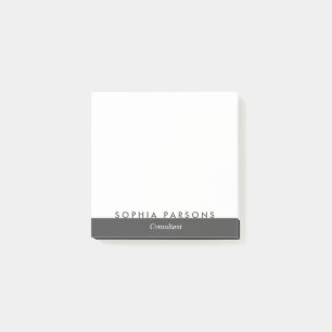 Notes Post-it personnalisées minimalistes modernes