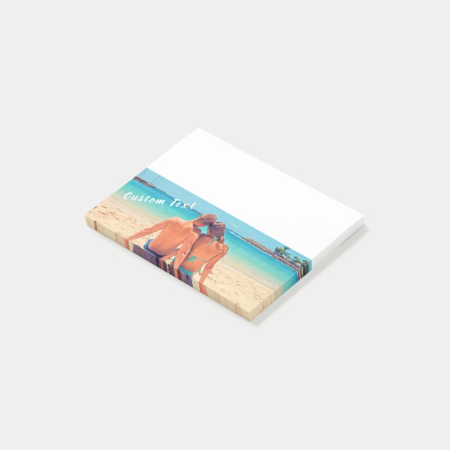 Notes Post-it® personnalisées Vos photos et texte (Incliné)