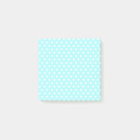 Notes Post-it Pois bleu clair