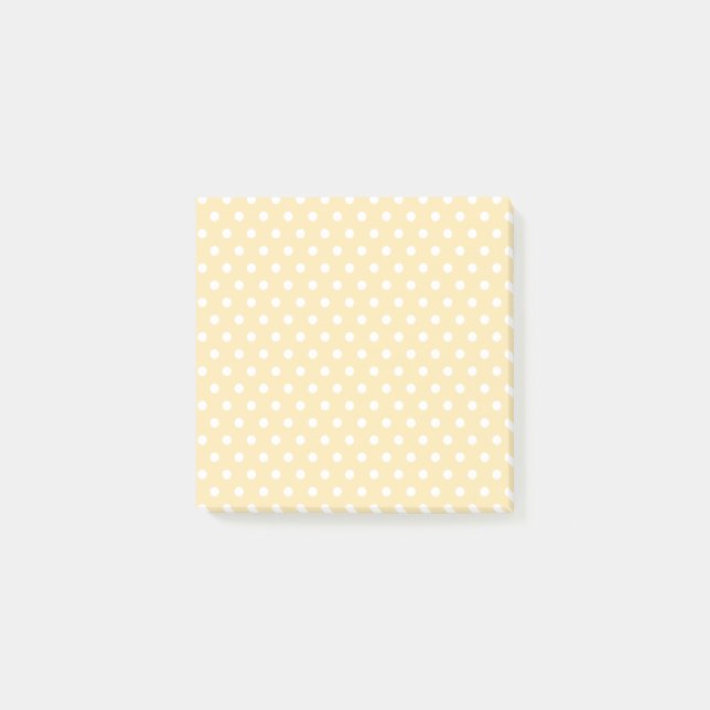 Notes Post-it Pois orange clair (Devant)