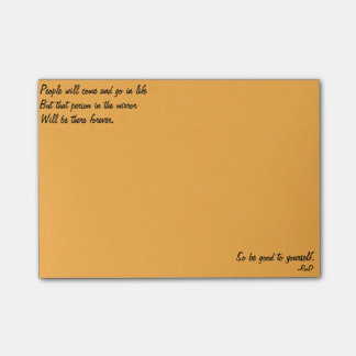 Notes post-it positives