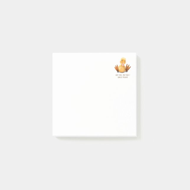 Notes Post-it® pour canard amusant (Devant)