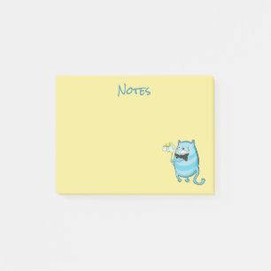 Notes post-it pour chat et marguerite