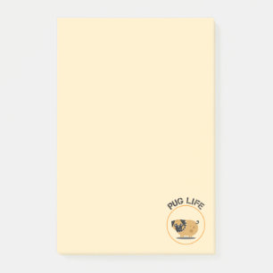 Notes post-it® pour la vie du chien carlin