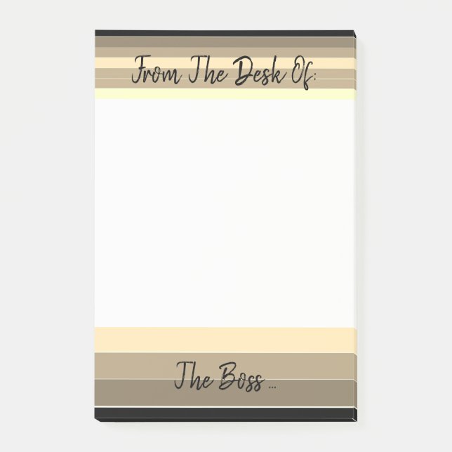 Notes Post-It Pour Le Patron (Devant)