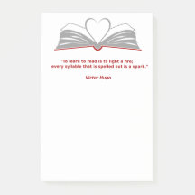 Notes post-it pour les amateurs de livres