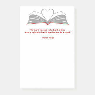 Notes post-it pour les amateurs de livres