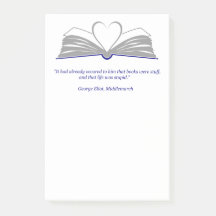Notes post-it pour les amateurs de livres