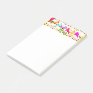Notes Post-it® pour les oiseaux musicaux