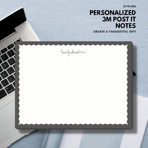 Notes Post-it® pour Polka Bordure Noire