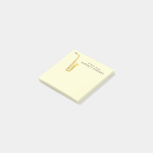 Notes Post-it Professeur de Musique Groupe Saxopho