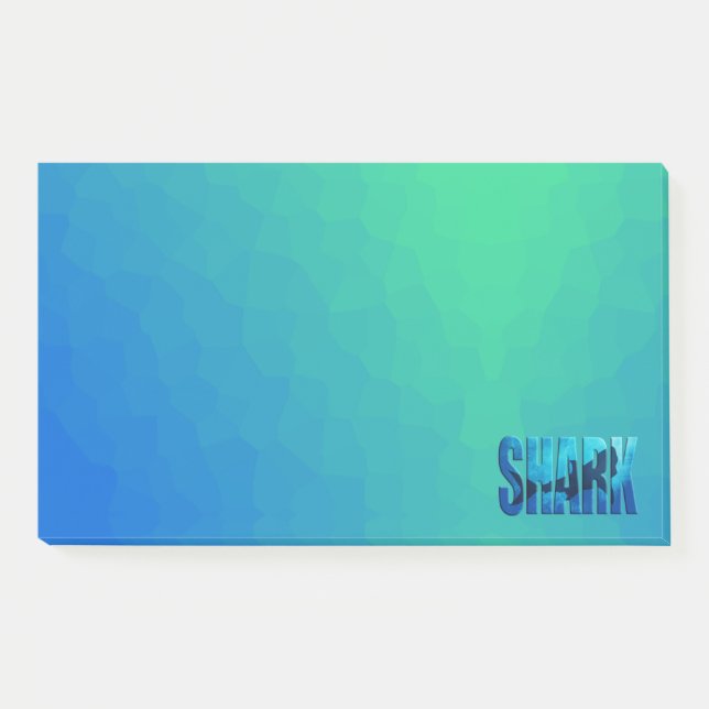 notes post-it requin (Devant)