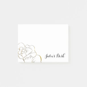 Notes post-it Rose or customisé