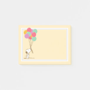 Notes post-it Snoopy and Balloons