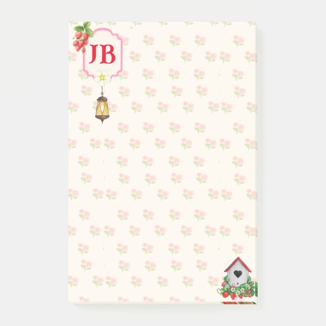 Notes Post-it® sur fraise personnalisées (Devant)