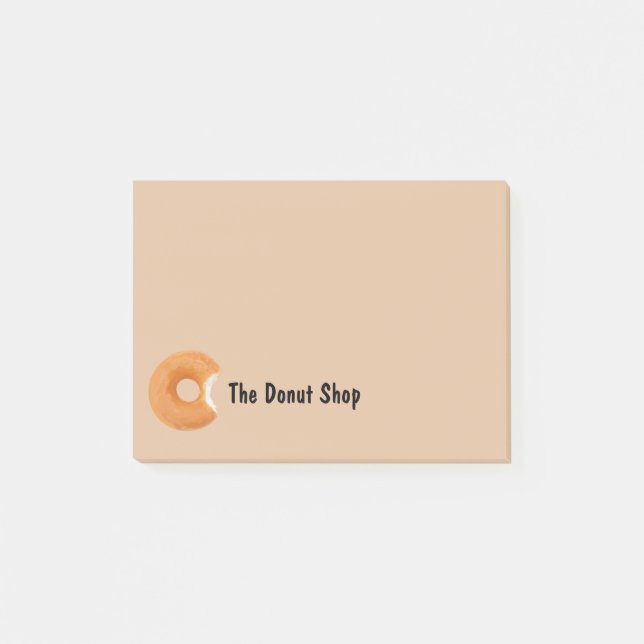 Notes post-it sur le thème de la nourriture pour l (Devant)