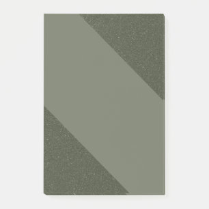 Notes post-it texturées Moss Green