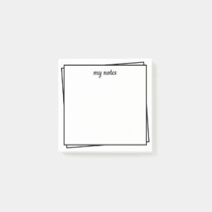 Notes post-IT ultra minimalistes
