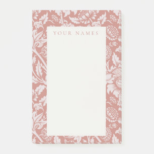 NOTES POST-IT : WILLIAM MORRIS : CONCEPTION FLORAL
