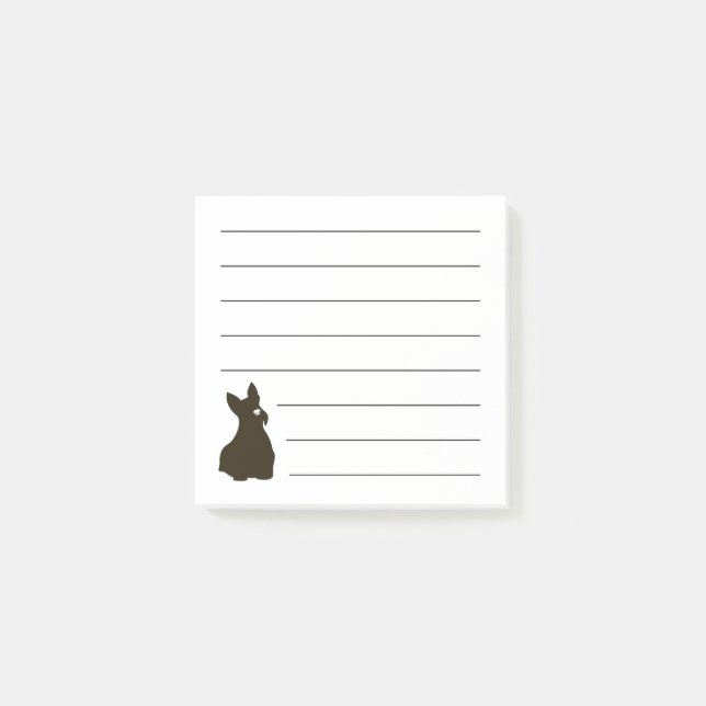 Notes Scottie Dog Post-it® (Devant)