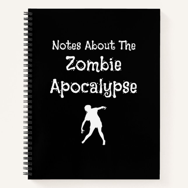 Notes sur le Carnet d'horreur Zombie Apocalypse (Devant)